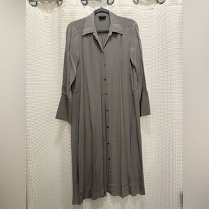 Club Monaco Silk Gray Dress - size M